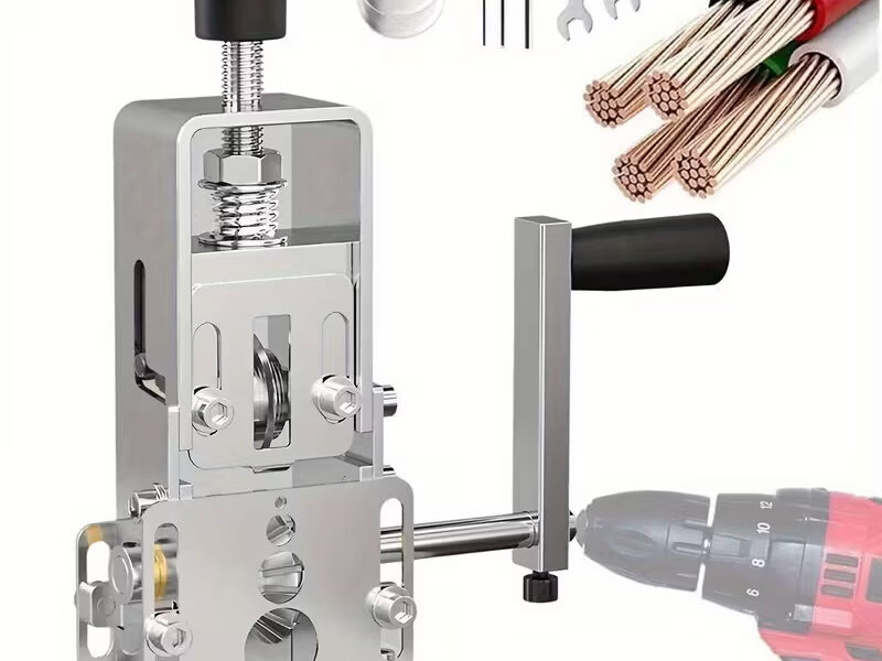 Descascador de fios elétrico e manual portátil multifuncional