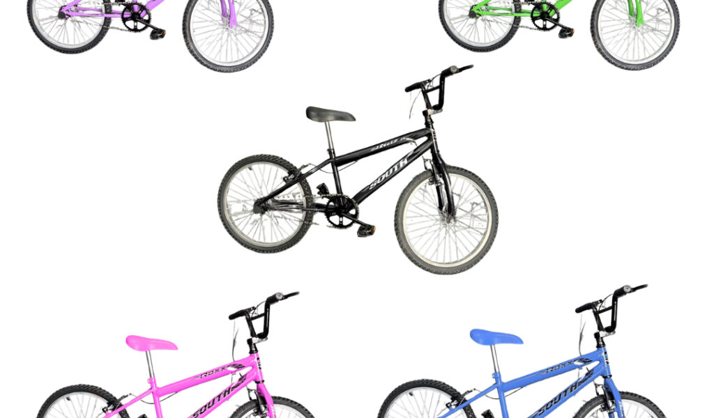 Bicicleta aro 20 BMX Roxx Freestyle freios V-Brake aço 6 a 9 anos
