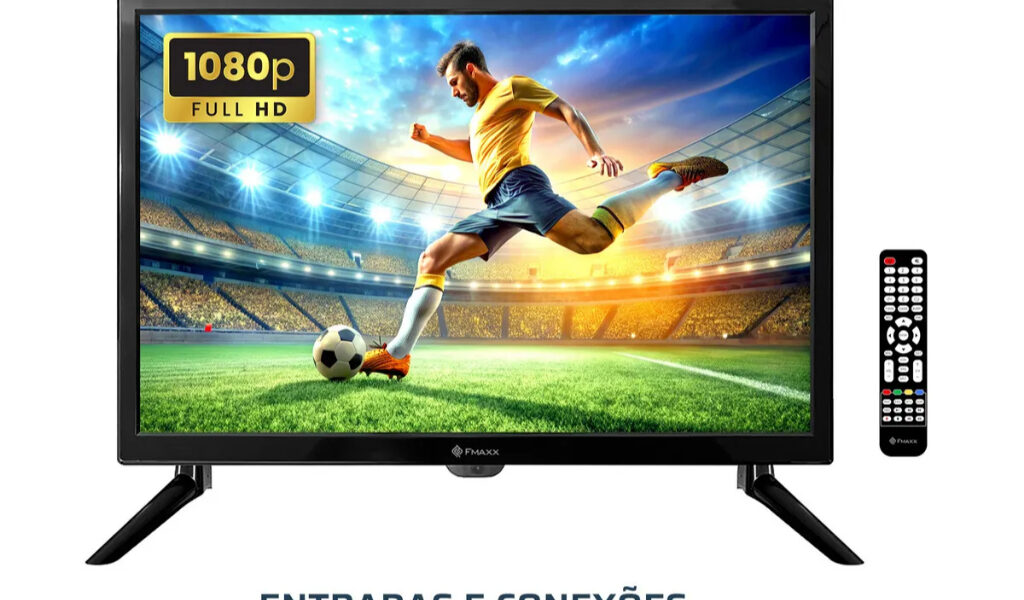 Tv - monitor Fmaxx Ft24 Led Fullhd Cor Preto
