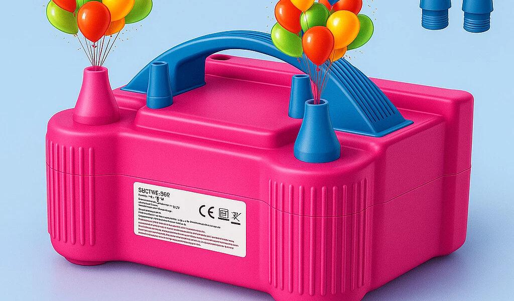 Bomba de Encher Balões Bexigas Inflador Elétrico Bola de Festas 110v/220v - OFerta