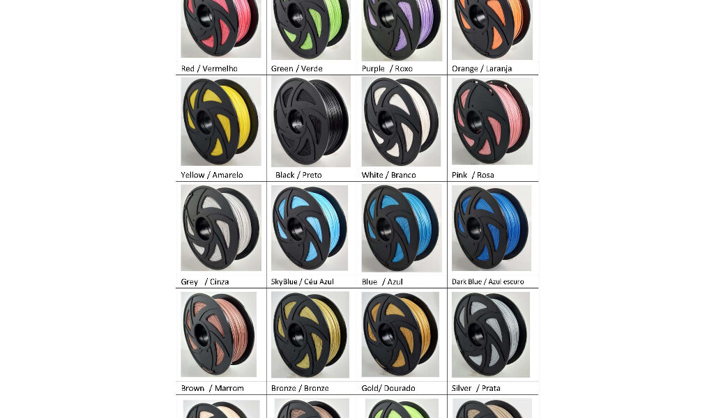 Filamento Pla 1.75mm Puro 1kg Para Impressora 3d