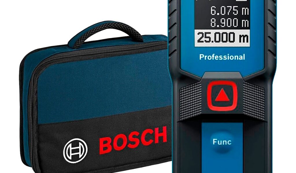 Trena A Laser Profissional Digital Medidor De Distancia Laser C/ Bolsa Alcance De 25m Glm 2523 Bosch