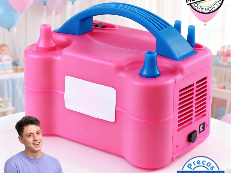 Inflador Elétrico de Balões Bexigas 110v/220v Festa Ornamentação Bomba de Encher Bola de Festas