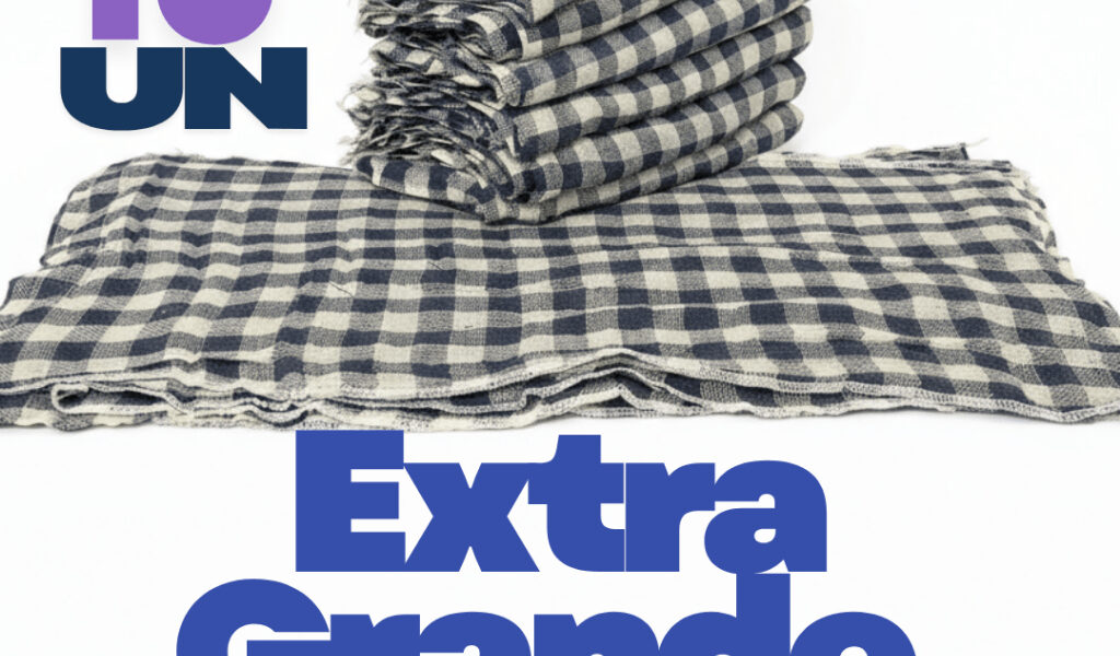 Kit 10 Panos de Chão grande Xadrez 70x45 | 100% Algodão Atacado pano limpeza