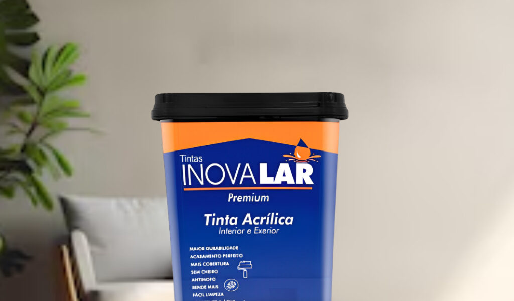 Tinta Acrílica Premium Inovalar 18kg / 5Kg Interna e Externa Secagem Rápida Fácil Aplicação Fosca