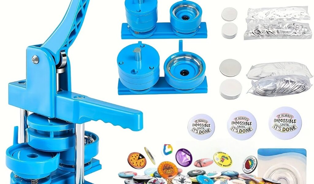 3 Kit Conjunto de Máquina de Crachá Deslizante Máquina De Button, Botão, Broche, Crachá 33/44/58mm 100 Boton Nova praça