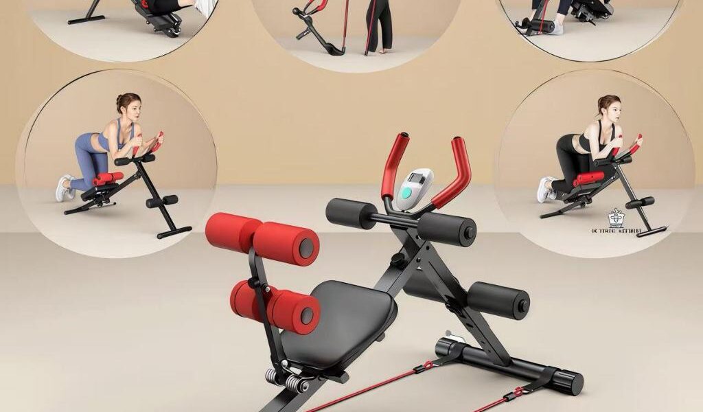 Aparelho de Musculação Abdominal para Treino em Casa, Ajustável e Resistente até 150KG