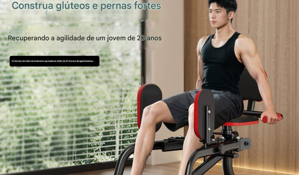 Aparelho para modelar os glúteos para uso doméstico, com presilha para pernas, exercitador dos músculos do assoalho pélv