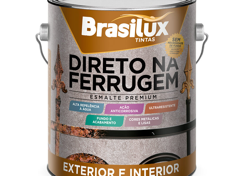 TINTA DIRETO NA FERRUGEM 3,6L BRASILUX