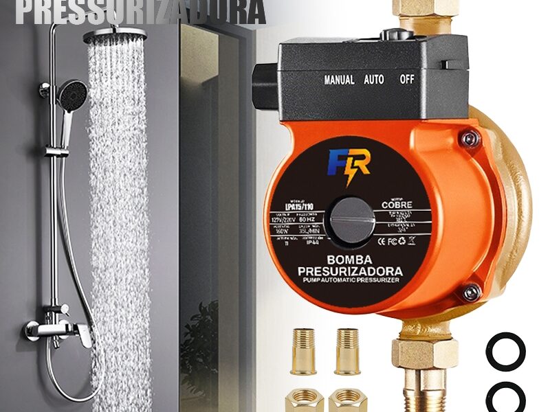 Bomba Cobre/Ferro D’Água Pressurizadora 125/160 Watts 127v ou 220v