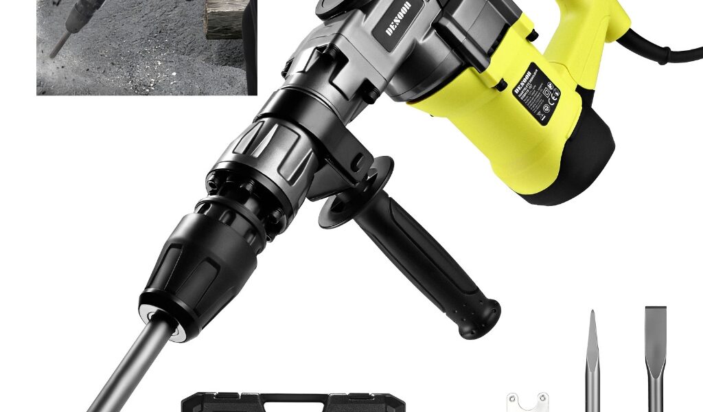 Martelete Demolidor Rompedor 1800w Real SDS Max 12J Profissional Com Acompanha Kit De Pontas Desoon