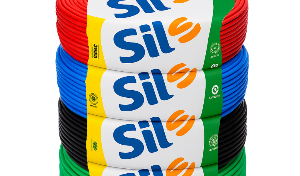 Rolo de Fio Elétrico Cobre Flexível Antichama 50/100 Metros 2,5mm Sil