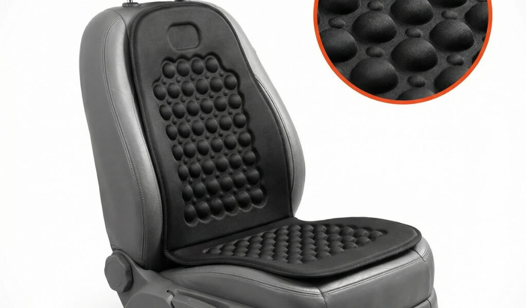 Encosto Massageador Lombar Ortopédico Automotivo Assento Para Banco De Carro Universal