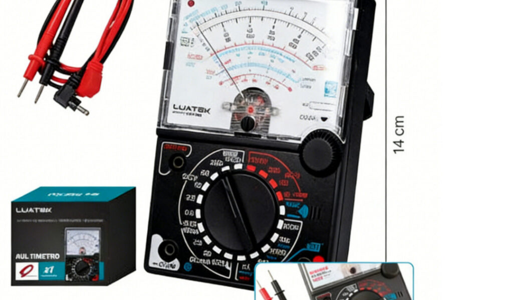 Multímetro Profissional LUATEK LWJ-326 - Medição de Tensão, Corrente e Resistência