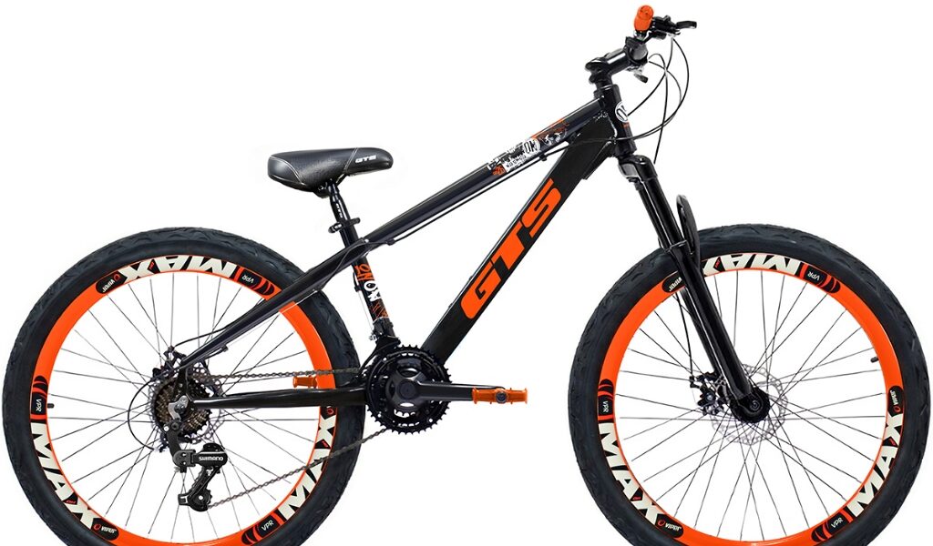 Bicicleta De Grau Gts On Freeride 21v Aro 26 Câmbios Shimano