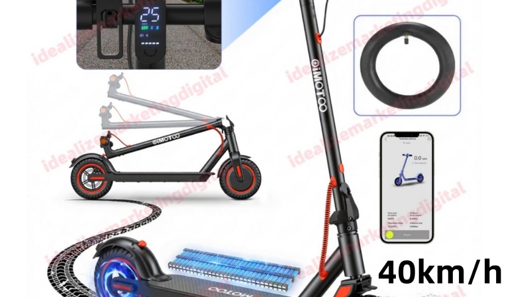 500W Patinete Elétrico 120kg 30km de Autonomia Motor 40km/h