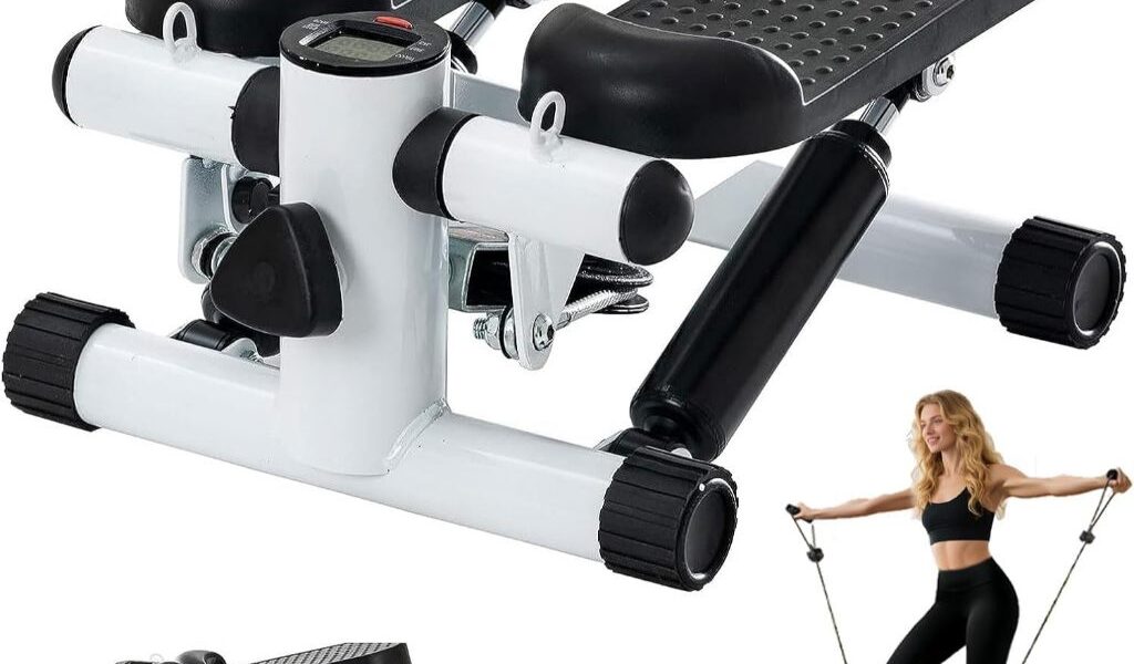 Mini stepper portátil com tela LCD - treino de pernas, glúteos e força, simulador de caminhada