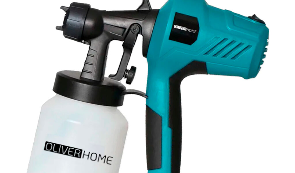 Pistola Elétrica Para Pintura Pulverizador de Tinta com Bico e Compressor 450w - OliverHome