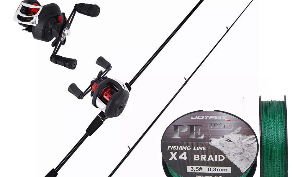 Kit Vara De Pesca Carretilha Pesca 7.2:1 17+1 Rolamentos 8kg Forestdog