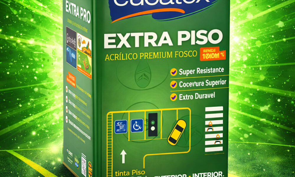 Tinta para Piso Eucatex 18L Premium Extra Alta Resistência Cores Uso Interno e Externo