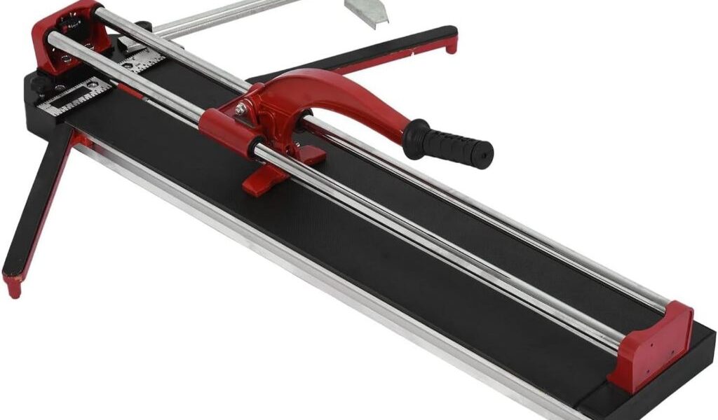 Cortador de Azulejos, 48 Polegadas, 120cm, Cortador de Azulejos Manual Profissional com Trilho Deslizante úNico e Guia