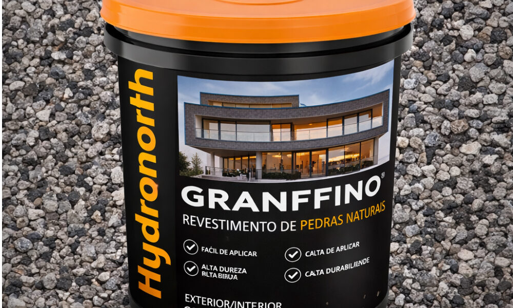 Revestimento Pedras Naturais 20Kg Hydronorth Granffino Parede Interna Externa