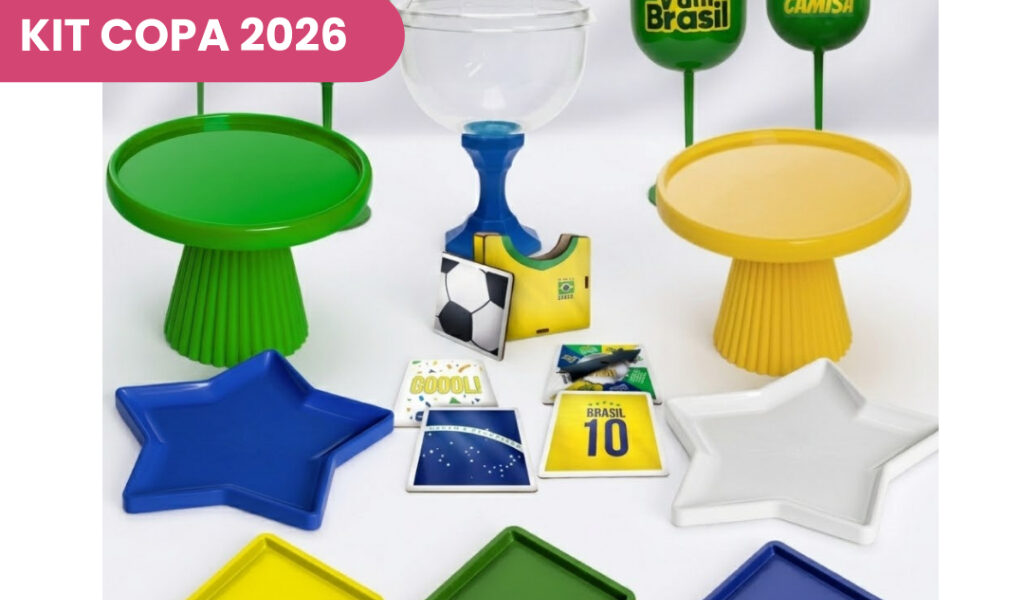 SELEÇÃO COPA 2026 - KIT PRONTO PARA MESA DE DECORAÇÃO DE FESTA| BARES| EVENTOS
