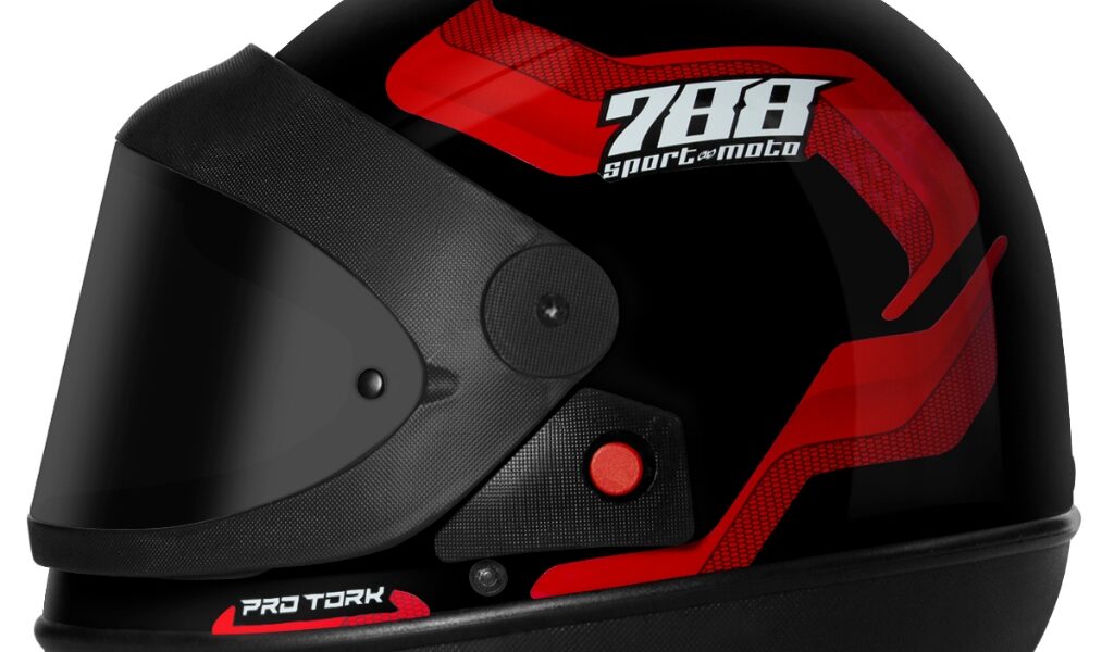 Capacete Automático Pro Tork Sport Moto 788 Viseira Fumê