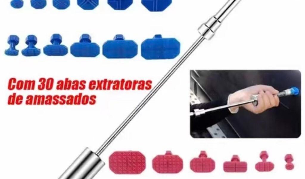Mini Repuxadeira Dinamica Martelinho De Ouro Com 30 Ventosas