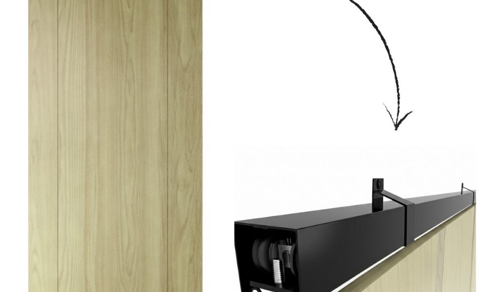 Kit p/ Porta de Correr TODAS AS MEDIDAS Trilho Alumínio bipartido cor PRETO