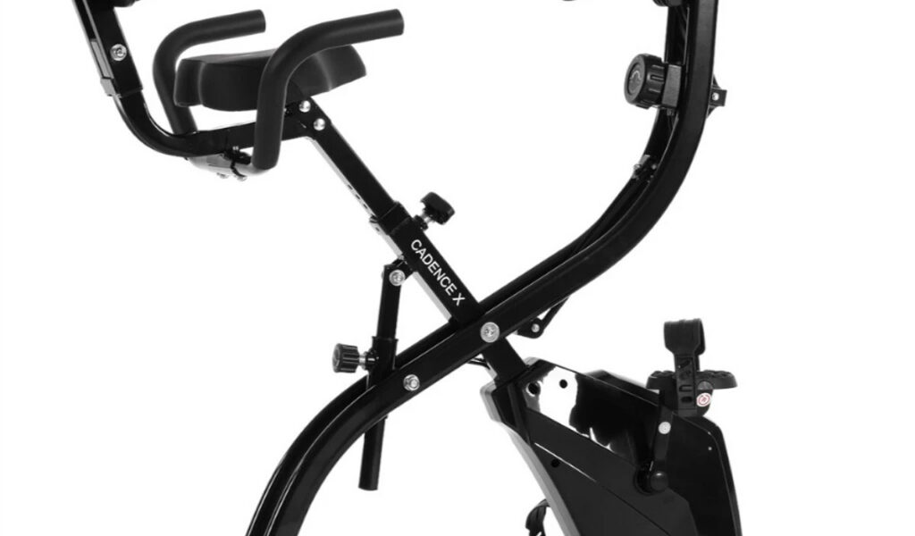 Bicicleta ergométrica vertical dobrável