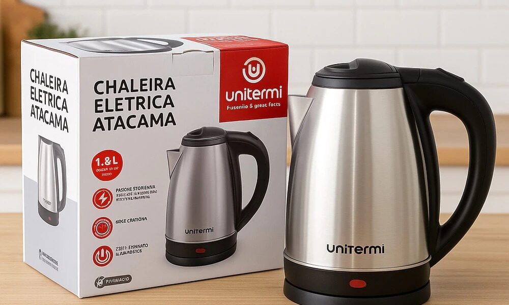 Chaleira Elétrica 1,8 Litros Inox Ideal para Chá, Café e Chimarrão