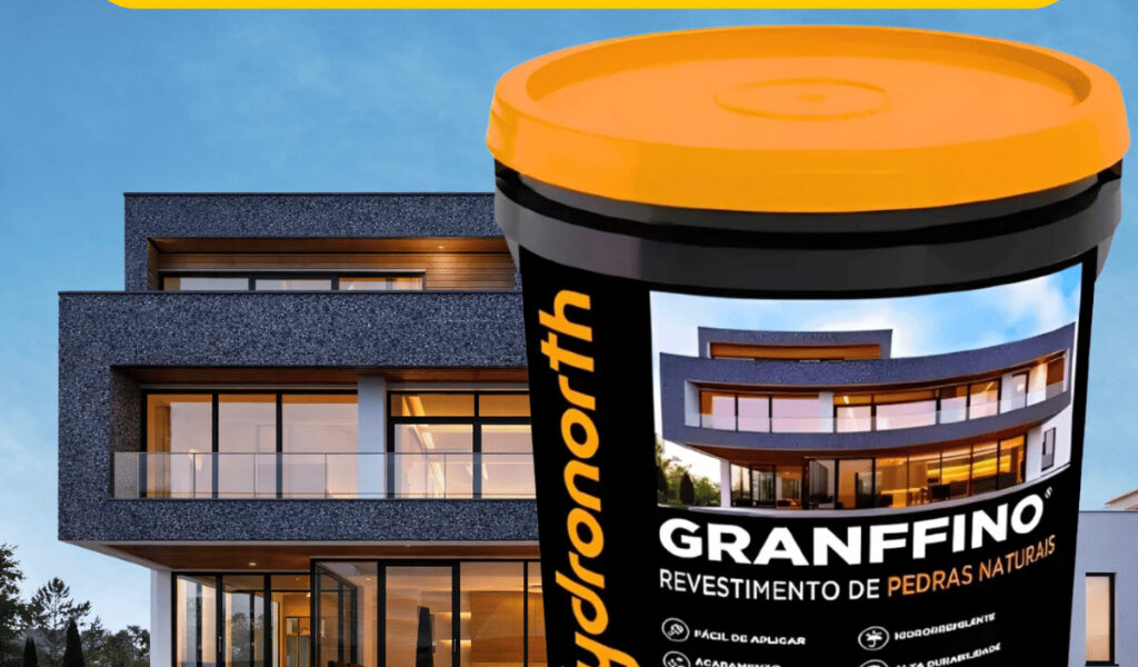 Pedra Natural Granffino Hydronorth 20kg Revestimento Decorativo para Parede Interno Externo