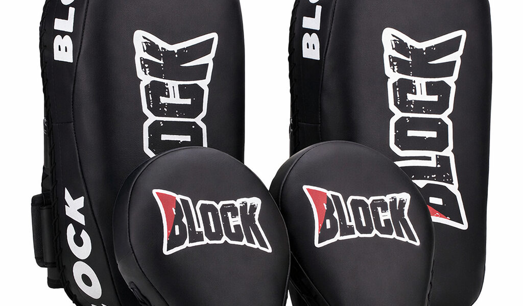 Kit Muay Thai Par Aparador De Chute e Manopla De Foco Profissional -Envio Imediato