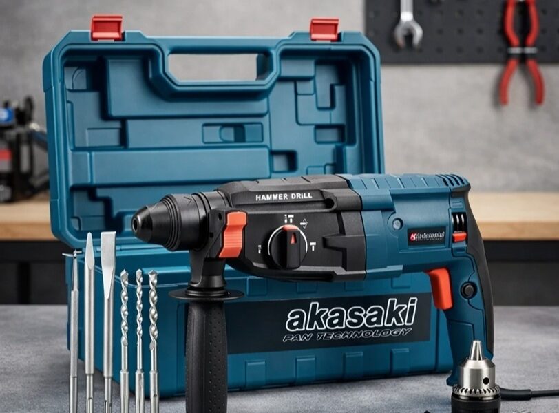 Martelete Rotativo Rompedor 1.200W 12 Peças Furadeira De Impacto Potente com Maleta Top Da Categoria Oferta!!