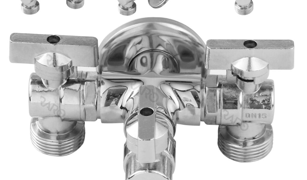 Torneira Exclusiva Metal Tripla Multifuncional Maquina Lavar Multiuso Lavanderia Melhor Preço