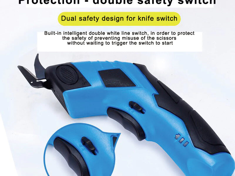 Tesoura de Corte Elétrica USB Recarregável Bivolt – Ideal para Tecidos, Papel, Couro e Artesanato