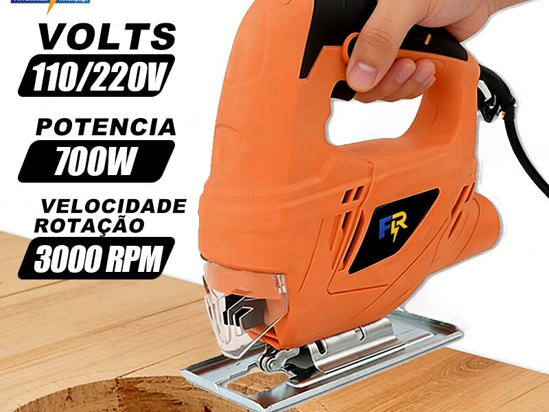 Serra Tico-Tico 700W Velocidade Variável com Base Ajustável 0°-45°