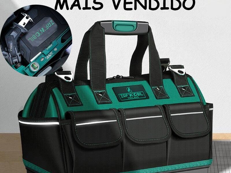 Caixa de Ferramentas Profissional 14/16/18/20/23 Pol grande reforçada - Bolsa de Armazenamento Multiuso para Ferramentas