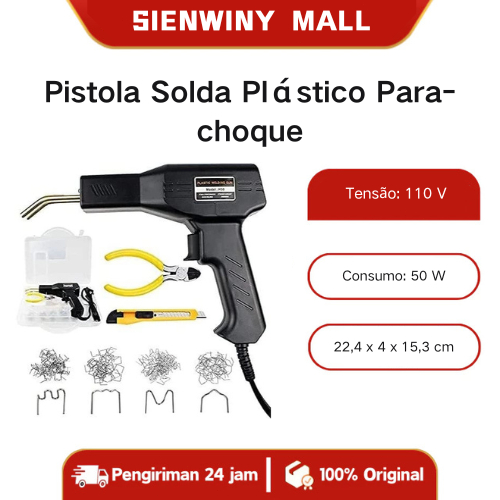 Pistola Solda Plástico Para-choque Farol Carro Grampo 110V/220V Entrega rápida