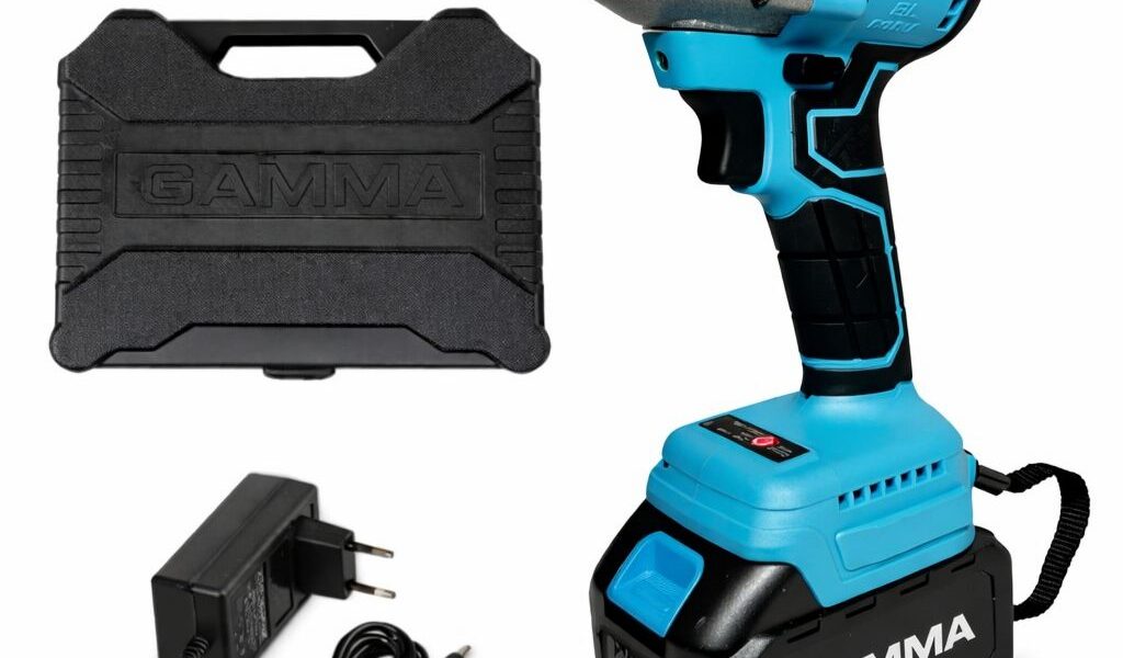 Chave De Impacto Gamma 21V Brushless 320nm Bateria Carregador Maleta Bivolt