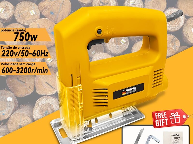 Serra Tico Tico 750w 3200rpm Uso Profissional Base Ajustável com serra