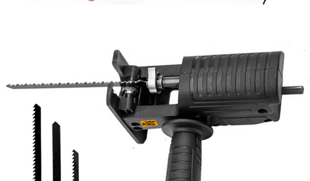 Kit Serra Elétrica Tico Tico Para Furadeira E Parafusadeira Ferramenta De Corte Madeira