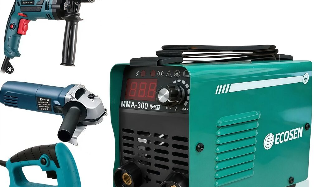 4 em 1 Esmerilhadeira Angular +Furadeira de impacto+Serra Tico Tico+Máquina Solda Inversora MMA E Acessórios Gratuit