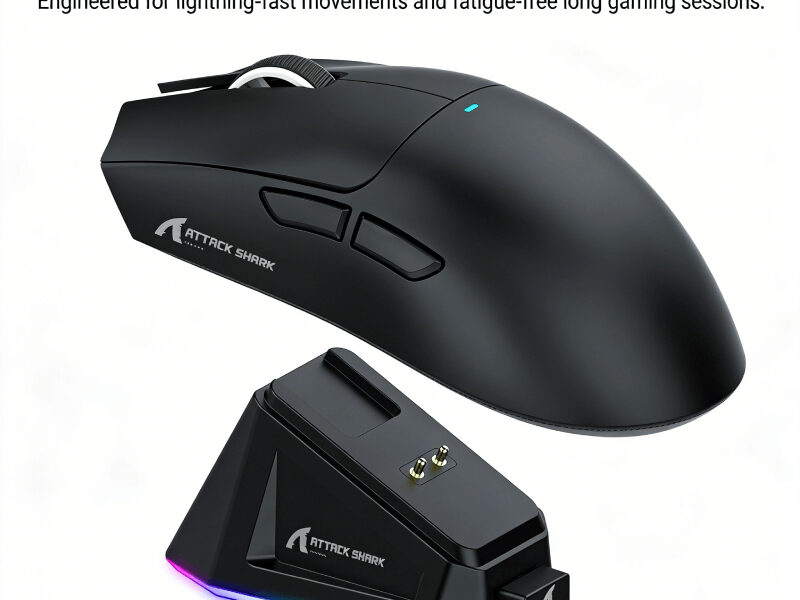 Ataque Tubarão X11 Mouse Bluetooth Para Laptop Sem Fio Com Doca De Carregamento Magnético 63g Leve 22000DPI 2026 Verão N