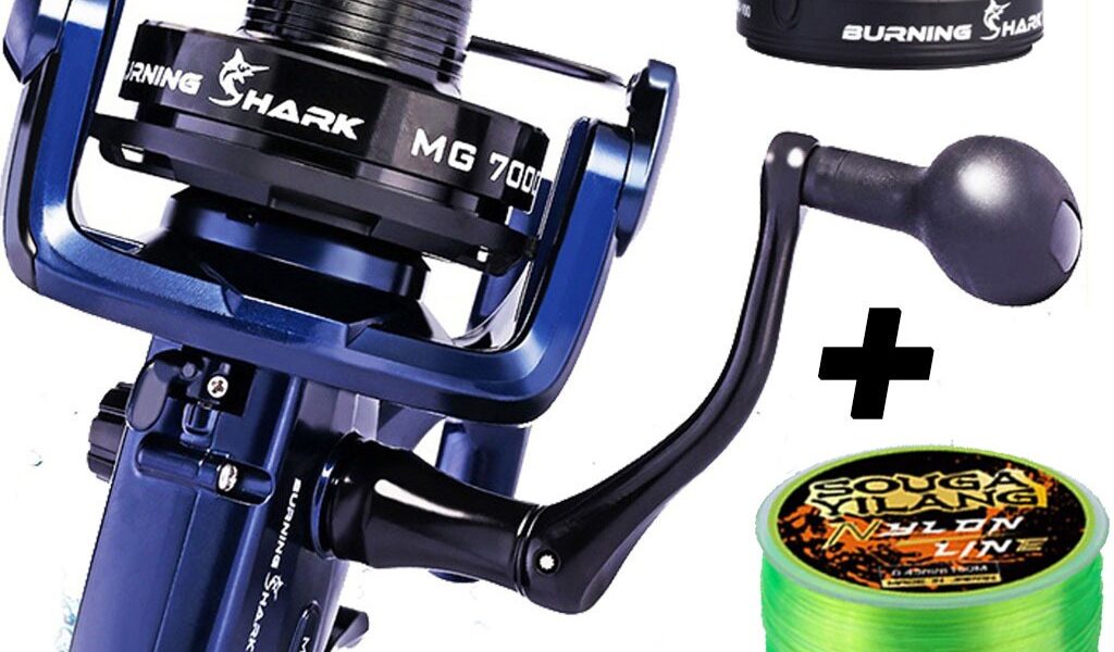 Sougayilang Carretel De Pesca Giratório Série 7000 , Arrasto Máximo 20kg 13 + 1BB , Tamanho Grande , No Mar Para Ao Ar L