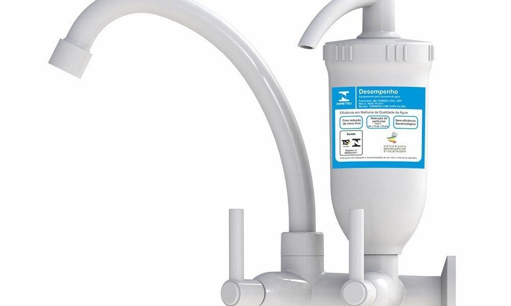 Torneira Filtro de Parede 1/4 De Volta 2167 C70 Branca ABS