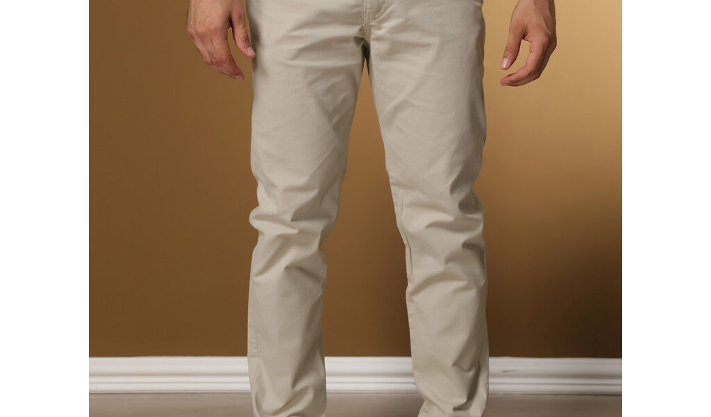 Calças Sarja Masculina Alfaiataria Esporte Fino Bolso Faca Bolso Embutido