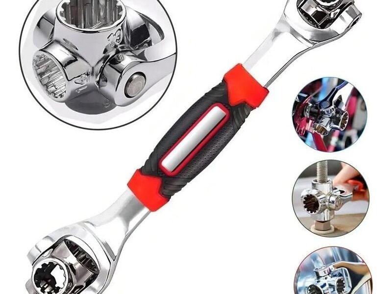 Chave De Boca Multifuncional Ferramenta 48 Em 1 Giro 360