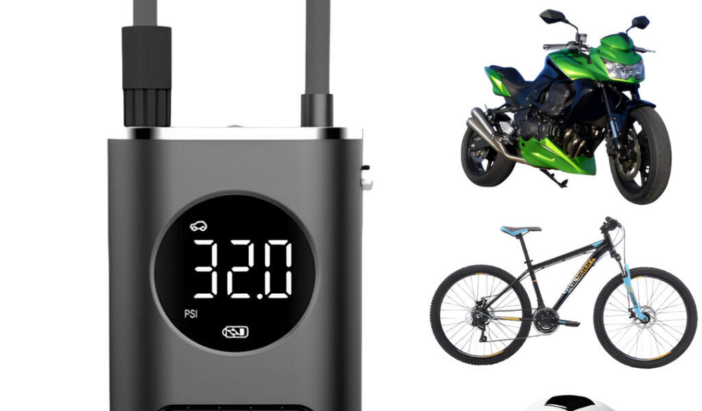 Mini Compressor de Ar Portatil Recarregavél Digital USB Calibrador Pneu Envio Imediato